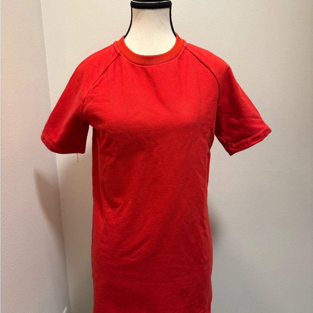 Talula Red Tunic Top Vibrant Color Relaxed Fit